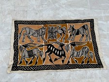 Vintage Beautiful African Senufo Korhogo Mud Cloth Tapestry Textile Cloth picture