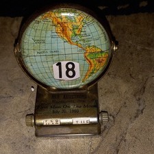 Neil Armstrong Globe Perpetual Desk Calendar First Man On The Moon July 20 1969 picture