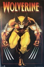 Wolverine X-Men Arthur Adams Poster Marvel 23” x 35” NOS Vintage picture