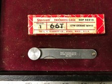 MACHINIST TOOL LATHE MILL Starrett No 66T Thickness Gage in Box KnyBx picture