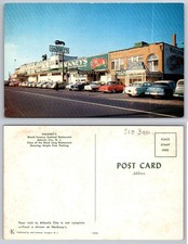 Vintage Hackney's Seafood Restaurant Postcard Atlantic City NJ 1950s Chrome picture