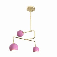 Mid Century style 3 eyeball shade Sputnik chandelier Decorative Brass Light picture