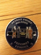 Detroit Police Big Four Precinct Cruiser Felony Arrests Challenge Coin picture