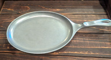 Vintage Wilton Armetale Handled Skillet Serving Platter Pewter Columbia PA USA picture