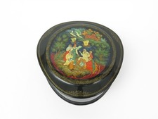 Russian Kholuy Lacquer Box “The Ural Tale” S. Maleeva 1999 Artist Signed picture