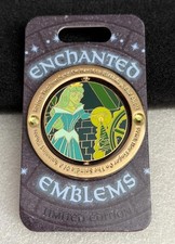 Disney Sleeping Beauty Aurora Enchanted Emblems LE 3000 Spinner Pin picture
