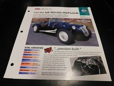 1948-1953 Frazer Nash Le Mans Replica Turbo Spec Sheet Brochure Photo Poster picture