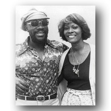 Dionne Warwick, Isaac Hayes Photo 8x10 1975 Soul Music Portrait Publicity Still picture