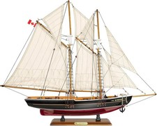 SAILINGSTORY Wooden Sailboat Model Ship Bluenose 1/80 Scale Replica Medium | ... picture
