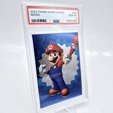 2022 Panini Nintendo Super Mario Baseball #201 PSA 10 Sports Foil  picture