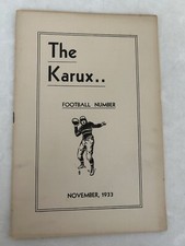 The Karux, Phillipsburg NJ High School magazine Nov. 1933; Football Number picture