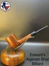 Vintage Edward’s Algerian Briar Billiard Tobacco Pipe picture