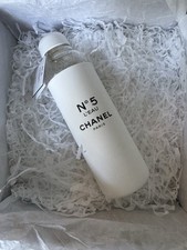 Authentic NIB Chanel Factory No 5 L’eau Glass Water Bottle  Limited Edition picture