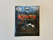 NOS Harley Davidson Kent's Abilene Texas Dealer Patch Emblem 64 Blue Bike 2009 picture