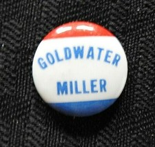 1964 BARRY GOLDWATER WILLIAM MILLER 1