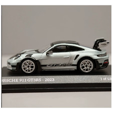 Minichamps 1/64 Porsche 911 GT3 RS 2023 Silver White Wheels picture