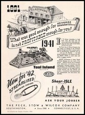1941 The Peck Stow & Wilcox Company Southington Connecticut Tool Island Print Ad picture