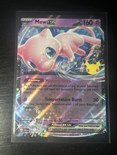 Mew ex 066/128 Pokemon EN 30th Celebration Full Art Double Rare picture