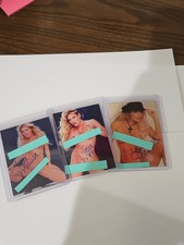 1996 MELISSA WOLFE 3X AUTOGRAPHED CARDS STRIPPERS & SHOWGIRLS SERIES 1&2 EROTIC picture