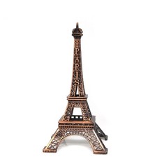 Bronze Eiffel Tower Statue - Paris France Decor, 25cm (10-inch) Collectible Piec picture