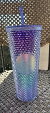 NEW Starbucks Summer 2021 Purple Blue Ombre - Studded Cold Tumbler Venti 24oz picture