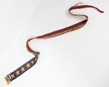 Vintage WWII US Navy Commissioning Pennant USS Sapphire PC-478 7 Stars picture