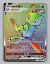 Mew VMAX 268/264 Fusion Strike Holo Rainbow NM/M picture