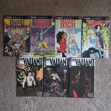 The Valiant #1-3 + Valiant High #1-4 Comic Lot Lemire Kindt Valiant picture