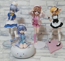 Moe Style Figure Set Gochiusa Chino Cocoa Sharo Collectible Anime Japan picture