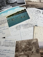 Vintage used and Unused  50 Postcards Lot - Random 4x6 Cards - mixed bulk lot picture