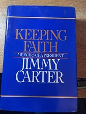 `President Jimmy Carter Signed Book Keeping The Faith Hardback DJ JSA COA picture