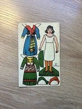 1914 J. Alan Fletcher Postcard #31 Cut Out Paper Doll Toy Craft - Romola Italian picture