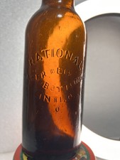 National Lager Beer Bottling Cincinnati OH Blob Top Beer Bottle - 1800s picture