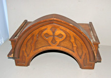 Vintage Longcase Clock HOOD CREST Maker Unknown picture