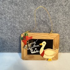 Vintage Wooden Goose 