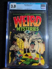 Weird Mysteries 3 | CGC 3.0 | Decapitation cover by Baily | Gilmore 1953 picture