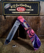 Case Cowbell Cutlery Exclusive Anna’s Petunia Blooms 1 of 2500 sod Jr signed box picture