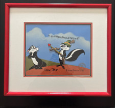 Chuck Jones Signed Pepe Le Pew Cel #189/200 Framed WB Art picture