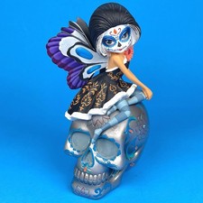Jasmine Becket-Griffith Spirit of Virtuous Promise Sugar Skull Fairy HC Glows picture