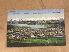 Vintage Postcard - Zurich Aerial View - 3.5