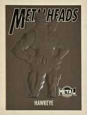 2023 Skybox Marvel Metal Universe Avengers Metalheads Hawkeye 10/25 Card  picture