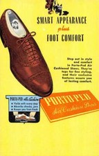 Porto-Oed Air Cushion  Men's Shoes Advertising Vintage Postcard AA7054 picture