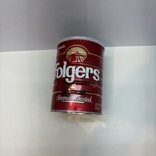 VTG Folgers Coffee Can 13 Oz. w/ Lid Aroma Roasted for All Coffee Makers. #126 picture