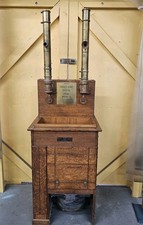 1890's Lamson Pneumatic Carriers Foot Powered Stand Alone Terminal Station  RARE picture
