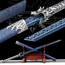 Handmade Katana/Manganese Steel/Collectible/Fighting Master/Weapon/Full Tang picture