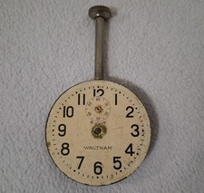 Antique Waltham Watch Co USA 8 Days Deck Clock For Parts Or Projects (B) picture