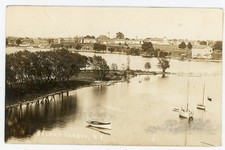 RPPC NY Sackets Harbor Small Boats Anchored picture