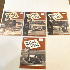 Motor Trend Magazine Lot of 4 September October November December 1949 Issues picture