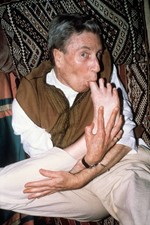 British Canadian painter & performance artist Brion Gysin as he su- Old Photo picture