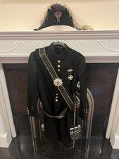 Vintage Complete Masonic Knights Templar Uniform Set Pettibone Bros NJ Hat Belt picture